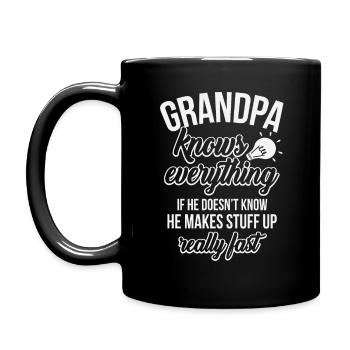 S'il ne sait pas qu'il fait des trucs très vite - Mug uni - noir - Gauche