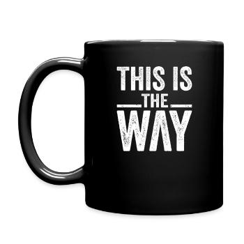 This Is The Way White - Full Colour Mug - black - Left