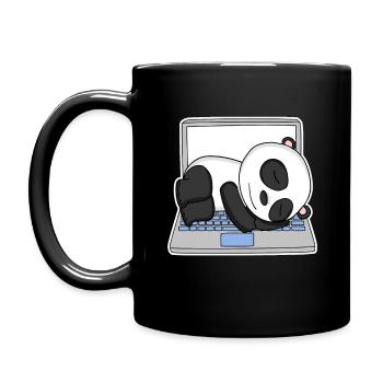 Computer nerd programmer mens gift - Full Colour Mug - black - Left