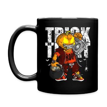 Trick or Treat Hip Hop Halloween Graphic Men - Mug uni - noir - Gauche