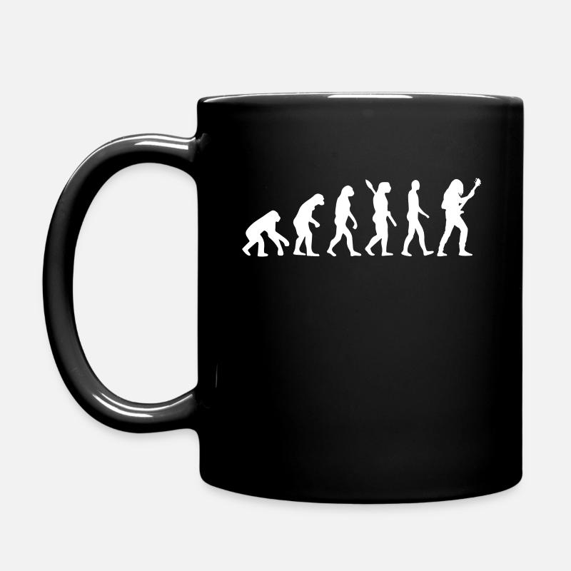 Guitare basse - Évolution de l’homme, Darwin - Mug uni - noir