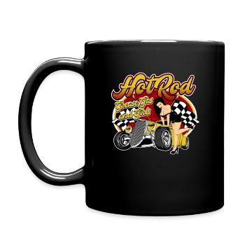 Hotrod Grease Gaz PinUp Rockabilly Retro - Mug uni - noir - Gauche