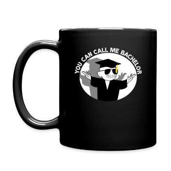 You Can Call Me Bachelor Absolvent Student - Tasse einfarbig - Schwarz - Links