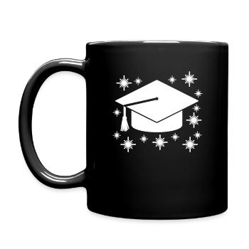 Diplôme de fin d’études - Mug uni - noir - Gauche