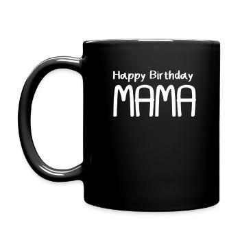 Joyeux anniversaire Maman - Mug uni - noir - Gauche