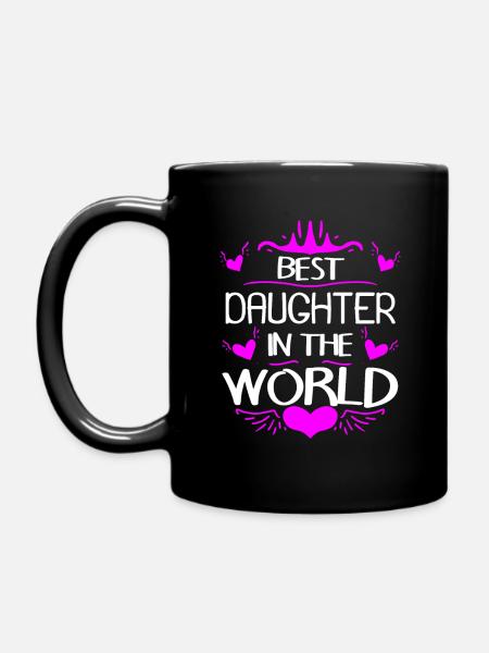 Best Daughter in the World - Full Colour Mug - black