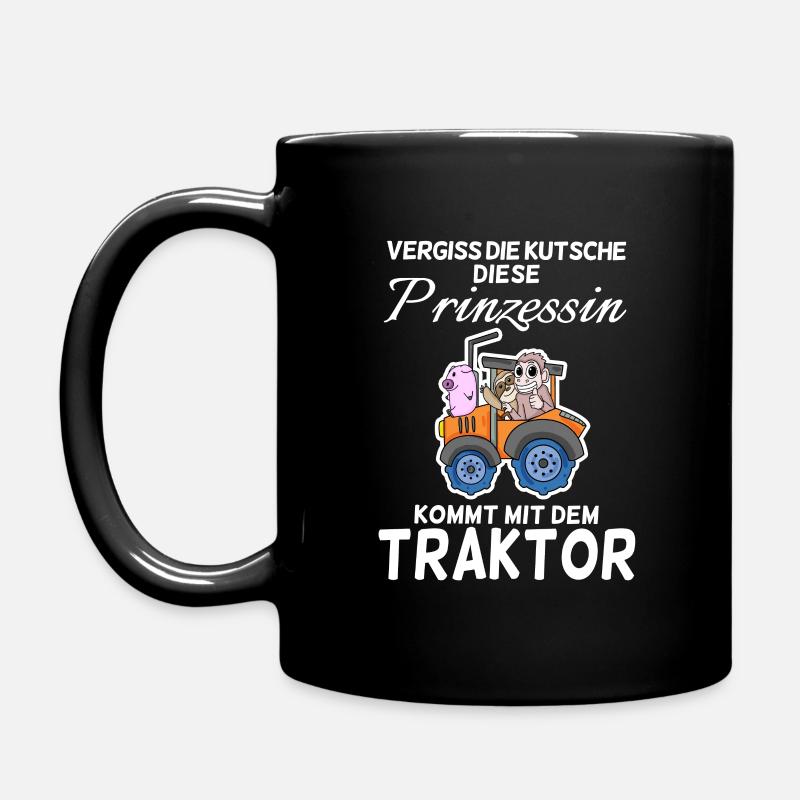 Prinzessin - Tasse einfarbig - Schwarz