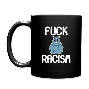 Fuck Racism - Mug uni - noir - Gauche