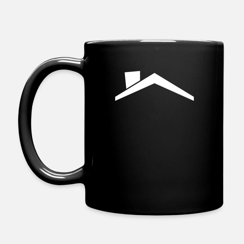 Maison toit - Mug uni - noir