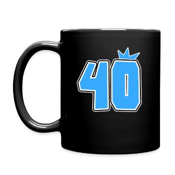 40 - Tasse einfarbig - Schwarz - Links