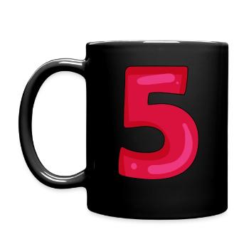 5 - Full Colour Mug - black - Left