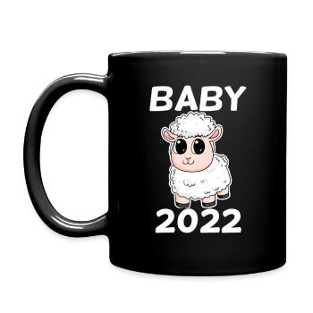 Bébé 2022 - Nouveau-Né 2022 Cadeau de bébé - Mug uni - noir - Gauche