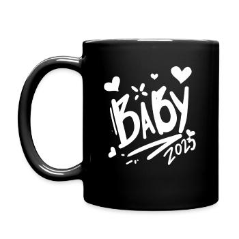 Bébé 2023 - Nouveau-né 2023 Bébé Cadeau - Mug uni - noir - Gauche