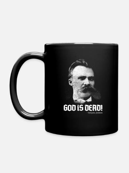 GOD IS DEAD FRIEDRICH NIETZSCHE CITATION PHILOSOPHES - Mug uni - noir