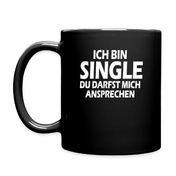 Single - Tasse einfarbig - Schwarz - Links