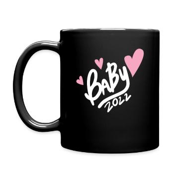 Baby 2022 - Newborn 2022 - Full Colour Mug - black - Left