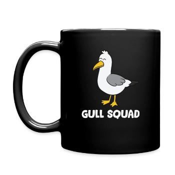 Mouette - Escouade de goélands - Mug uni - noir - Gauche