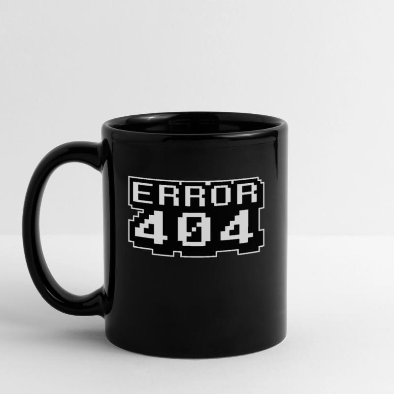 Computer programmierer Internet - Fehler 404 Tasse einfarbig
