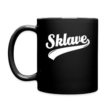 Arbeit Sklaverei - Sklave - Tasse einfarbig - Schwarz - Links