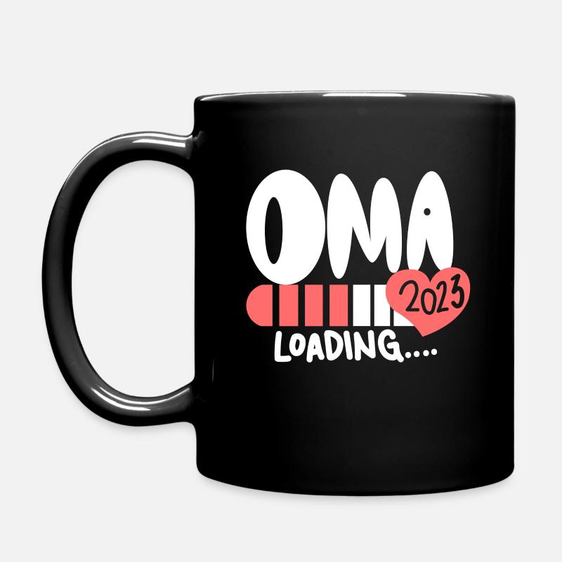 Oma 2023 - Werdende Oma 2023 - Tasse einfarbig - Schwarz