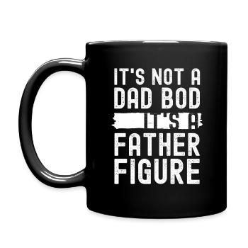 Ce n’est pas un papa Bod C’est un jeu de mots sur la figure paternelle - Mug uni - noir - Gauche