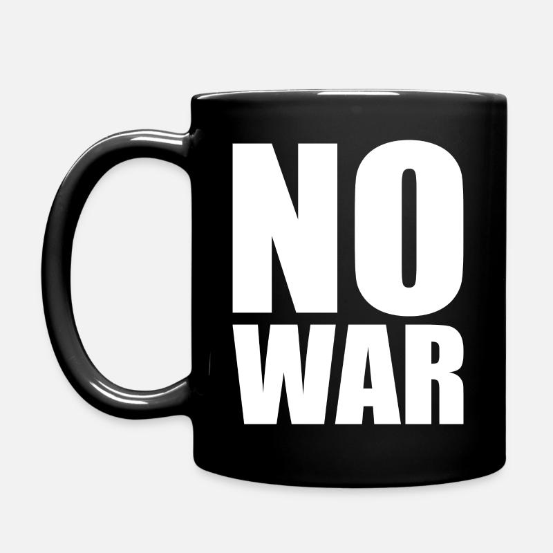 No war - Tasse einfarbig - Schwarz