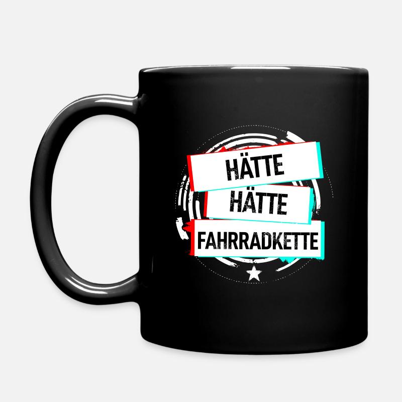 Hätte Hätte Fahrradkette - Tasse einfarbig - Schwarz