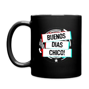 Buenos Dias Chico! - Tasse einfarbig - Schwarz - Links