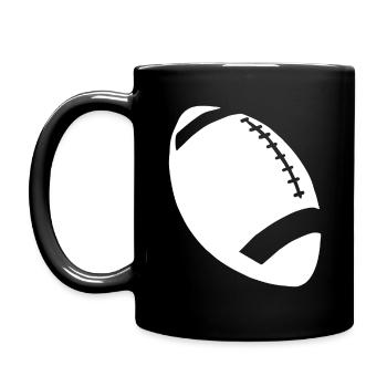 Football américain - Mug uni - noir - Gauche