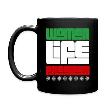 Liberté de la vie des femmes Iran - Mug uni - noir - Gauche