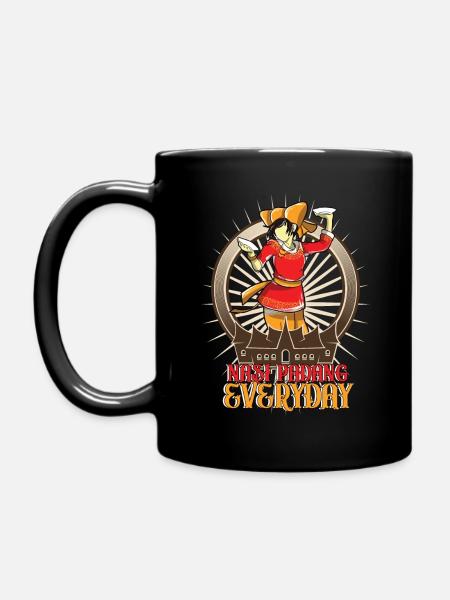 nasi padang everyday - Full Colour Mug - black