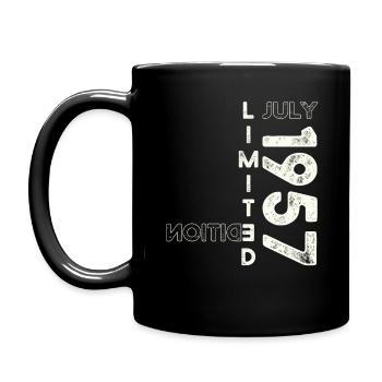 66th Birthday Man Original Juillet 1957 - Mug uni - noir - Gauche