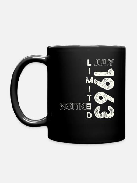 60. Geburtstag Mann Original Juli Jahrgang 1963 - Tasse einfarbig - Schwarz