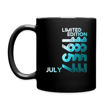66th Birthday Man Original Juillet 1957 - Mug uni - noir - Gauche