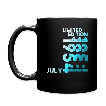 69th Birthday Man Original Juillet 1954 - Mug uni - noir - Gauche