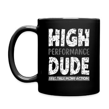 HPD - Less talk, more activity - Full Colour Mug - black - Left