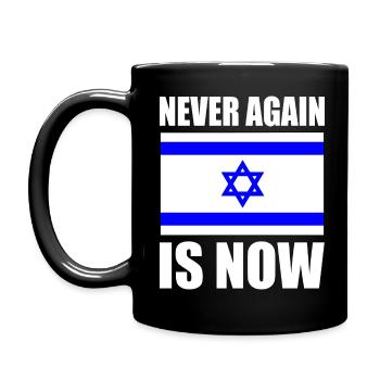 Never again is now - Mug uni - noir - Gauche