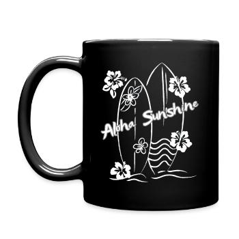 Aloha Sunshine - Full Colour Mug - black - Left