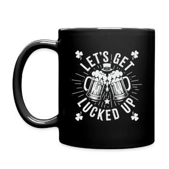 Laissez-vous tenter par la chance - Mug uni - noir - Gauche