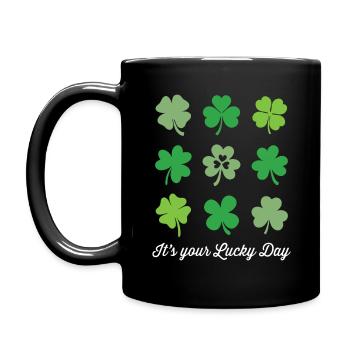 C’est votre jour de chance - Mug uni - noir - Gauche