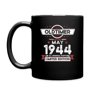 80e anniversaire homme Vintage Mai Vintage 1944 - Mug uni - noir - Gauche