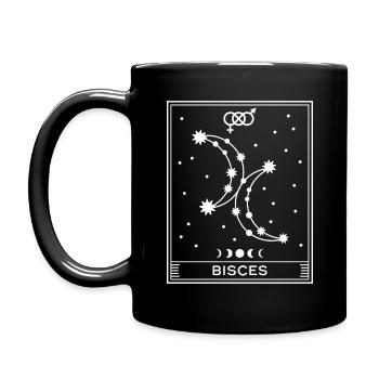 Bisces - Mug uni - noir - Gauche