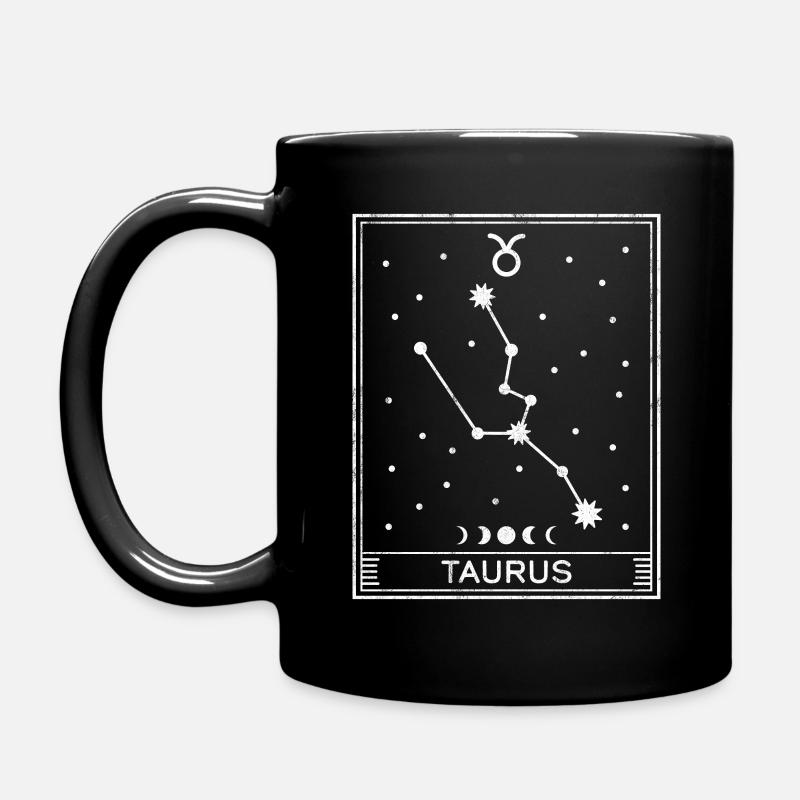 Signe astrologique du Taureau - Mug uni - noir
