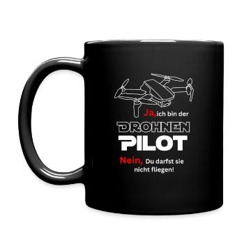 Drone Pilot - Full Colour Mug - black - Left