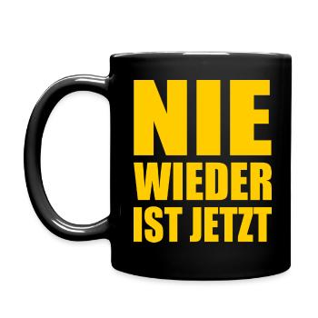 Plus jamais ça n’est maintenant - Mug uni - noir - Gauche
