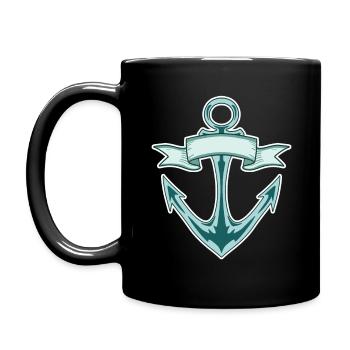 Anchor - Full Colour Mug - black - Left