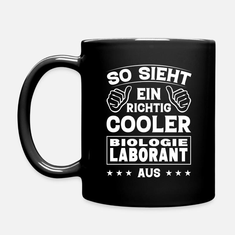 So Sieht Ein Richtig Cooler Biologielaborant Aus - Tasse einfarbig - Schwarz