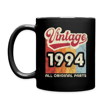 Vintage 1994 - Full Colour Mug - black - Left