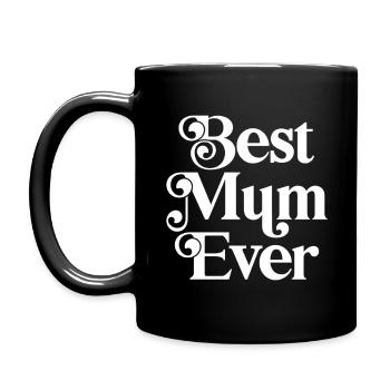 Best Mum Ever - Full Colour Mug - black - Left