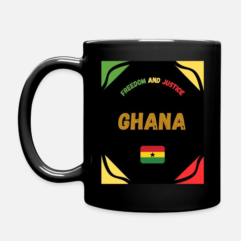 GHANA - Full Colour Mug - black